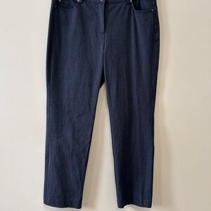 J McLaughlin Size 10, 5 Pocket Stretch Straight Leg Pants  Ankle Casual Work